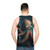 Unisex tank top featuring enchanted aquatic beasts - men back