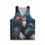 Unisex tank top featuring mythical sea creatures