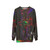 Soundwave Black Sweatshirt with Psychedelic Design - hanging