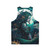 Unisex tank top featuring mythical sea creatures - Back