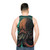 Unisex tank top featuring mythical sea creatures - men back