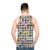 Unisex board games tank top - men back