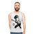 Unisex guitar-style tank top for bluegrass and jam band fans - men