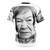 Glenda Jackson Portraits and Artwork T-shirt featuring iconic images of the legendary British actress - Back