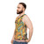 Mysterious Suspense Unisex Tank Top - Retro Comic Superhero Design - men side