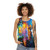 Doctor Who inspired unisex tank top with watercolor rainbow design - women