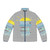 Stylish Mr Blue Sky Puffer Jacket perfect for music enthusiasts