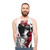 Dark monochrome anime manga elfen lied tragedy unisex tank top - men