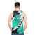 Modern geometric unisex tank top - men back