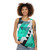 Modern geometric unisex tank top - women