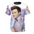 Vibrant water colour t-shirt design featuring characters from the hit TV show Glee, including Kurt Hummel.