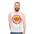 Superhero dog printed unisex tank top - men