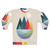 Colorful landscape design sweatshirt
