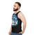 Blue Ice Dragon D20 Unisex Tank Top - men side