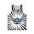 Retro gaming blue tank top with Mario Kart design