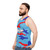 Blue camo 4Loko unisex tank top - men side