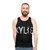 Personalized unisex tank top with Kylie Minogue design - men