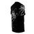 Octopus tentacle t-shirt with a realistic black and white underwater design - men right