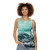 Blue Ocean Beach Waves Unisex Tank Top - women