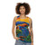 Unisex tank top featuring a vibrant Scottish landscape design - women