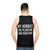 Funny unisex tank top with "My Hobbies Are Planting And Ranting" text - men back