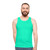 Bright neon unisex tank top with abstract color texture - men