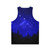 Unisex tank top with a galaxy night sky design - Back