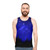 Unisex tank top with a galaxy night sky design - men