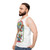 Retro Flamethrower Unisex Tank Top - men side