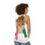 Bonkers Cat Lover Unisex Tank Top - women back