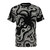 Mystical octopus t-shirt design featuring cephalopod marine wildlife inspired by ancient Greek art