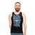 Blue ballerina unisex tank top - men