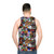 Musical Collage Unisex Tank Top - men back