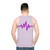 Music Unisex Tank Top with Graphic Design - men back