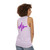 Music Unisex Tank Top with Graphic Design - women back