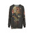 Smyrna skull floral nature sweatshirt - hanging