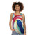 Georgia O'Keeffe inspired abstract floral art unisex tank top - women