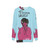 Ms Patti's Legendary Backing Singers Hot Pink Sweatshirt - hanging