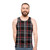 Unisex GTI Tartan Tank Top - men