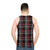 Unisex GTI Tartan Tank Top - men back