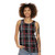 Unisex GTI Tartan Tank Top - women