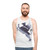 Gryphon unisex tank top with colorful abstract art - men