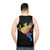 Gryphon unisex abstract watercolor tank top - men back