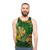 Grunge Monstera Leaves Botanical Unisex Tank Top - men