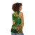 Grunge Monstera Leaves Botanical Unisex Tank Top - women back