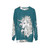 The Last Unicorn Sea Green Fantasy Sweatshirt - hanging