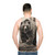 Monochromatic Grizzly Bear Unisex Tank Top - men back