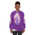 The Last Unicorn fantasy sweatshirt featuring the unicorn lady Amalthea - women