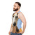 Grey Hound Unisex Tank Top - men side