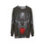 Skull Knight Gothic Sweatshirt - hanging